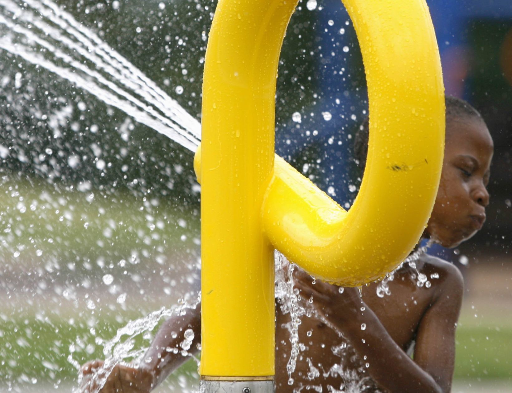 Chamberlain Park water playground